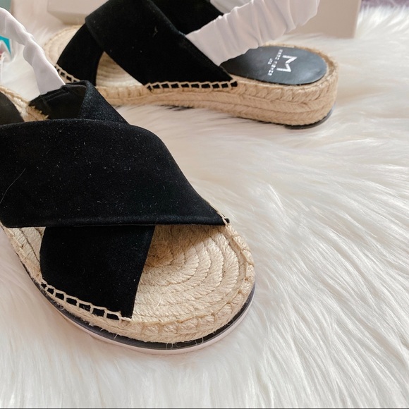 MARC FISHER LTD Pella Sandal - Black/white - Picture 4 of 12